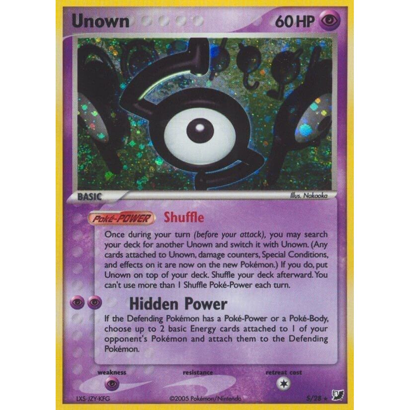 Image for Unown (S) (S/28) (UF) - Pokemon