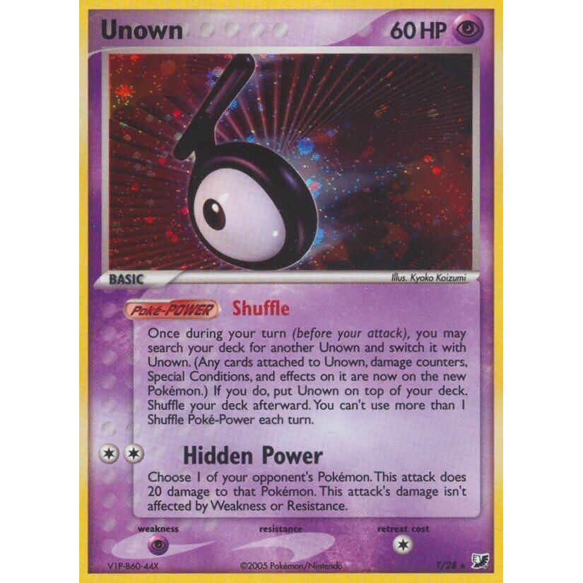 Image for Unown (T) (T/28) (UF) - Pokemon