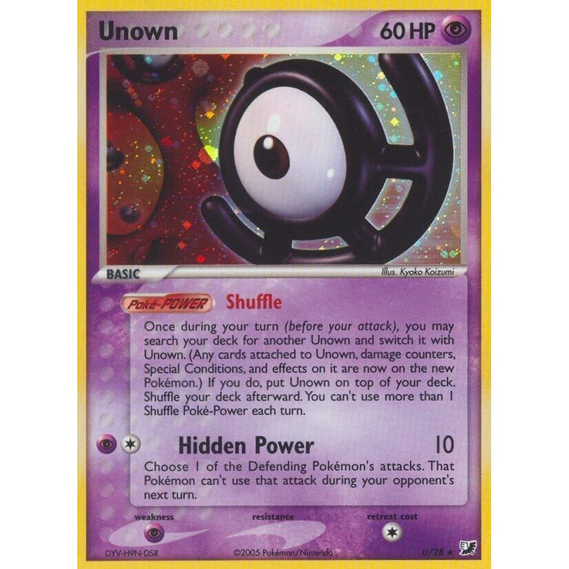 Image for Unown (U) (U/28) (UF) - Pokemon