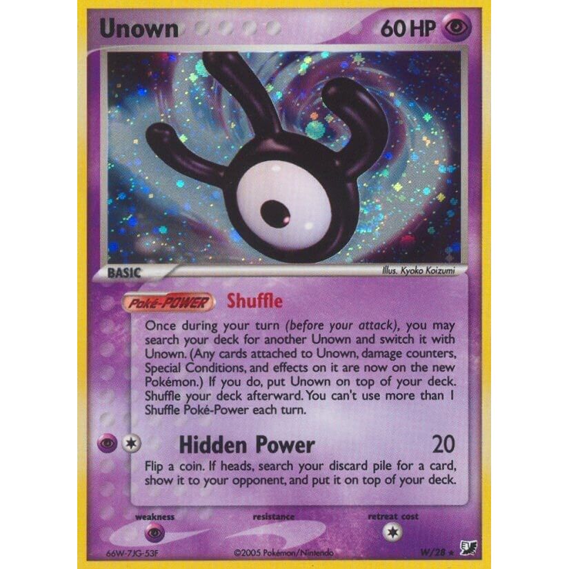 Image for Unown (W) (W/28) (UF) - Pokemon