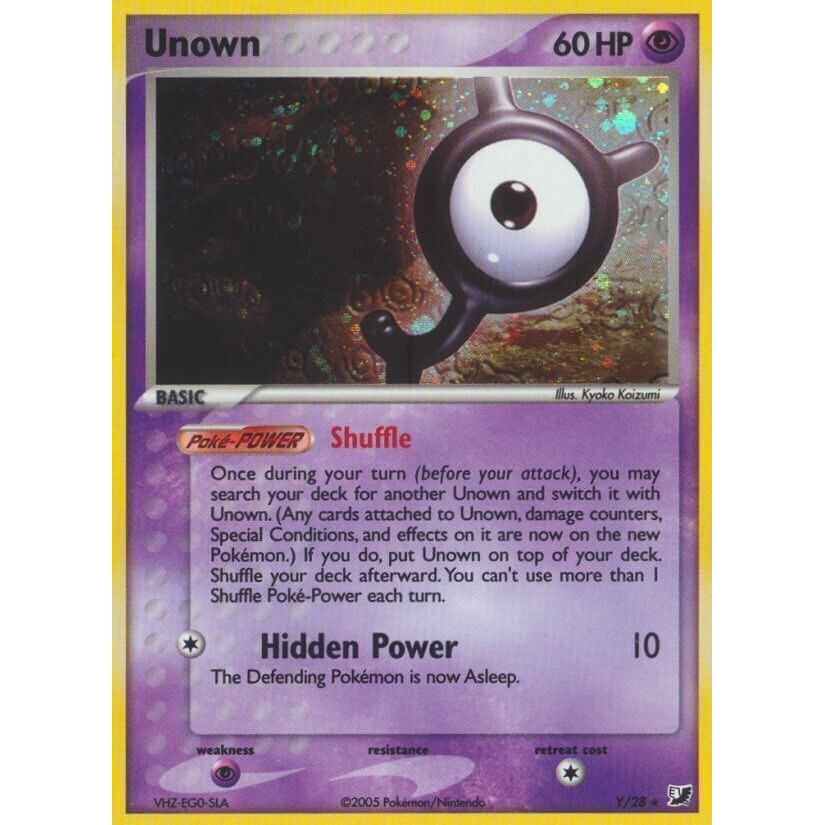 Image for Unown (Y) (Y/28) (UF) - Pokemon