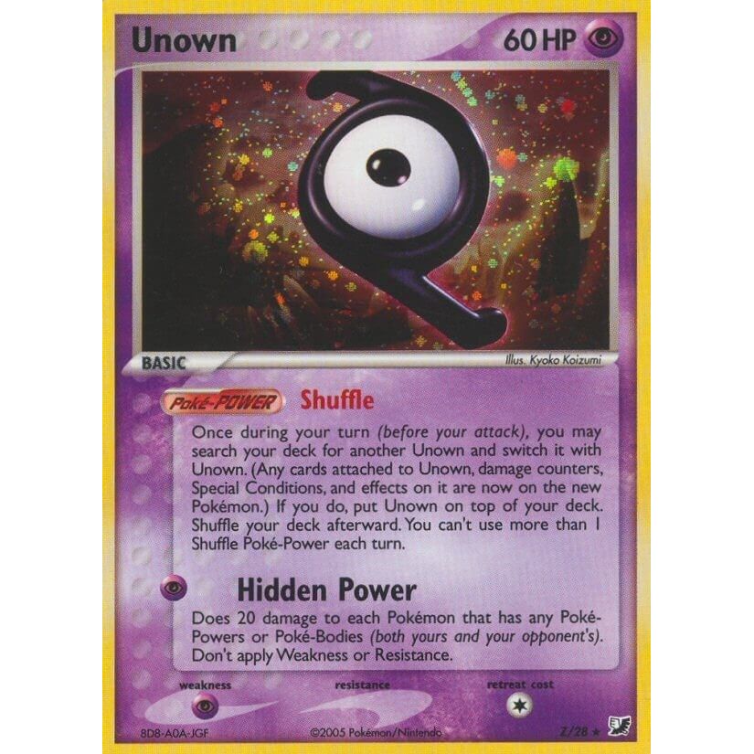 Image for Unown (Z) (Z/28) (UF) - Pokemon