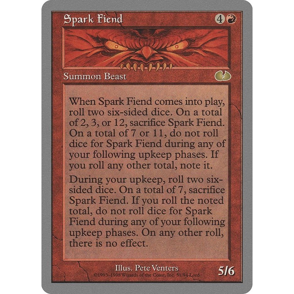 Image for Spark Fiend (51) (UGL) - Magic: The Gathering