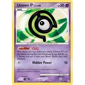 Image for Unown [C] (67/130) (DP) - Pokemon