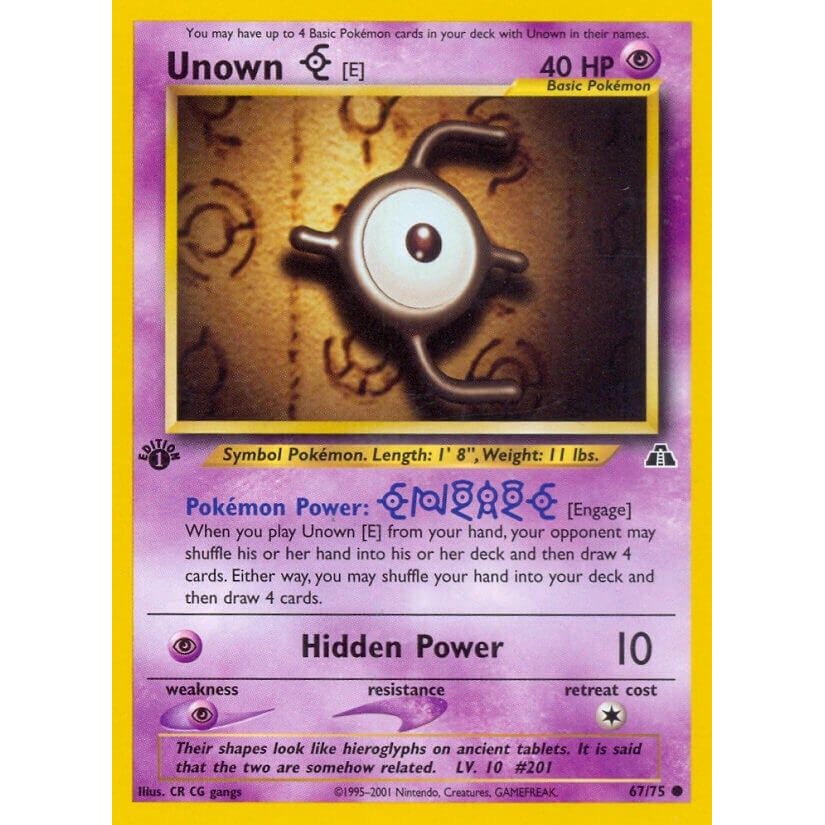 Image for Unown [E] (67/75) (N2) - Pokemon