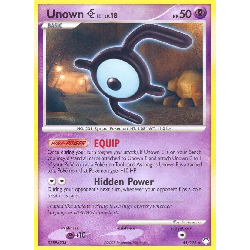 Image for Unown [E] (65/123) (MT) - Pokemon