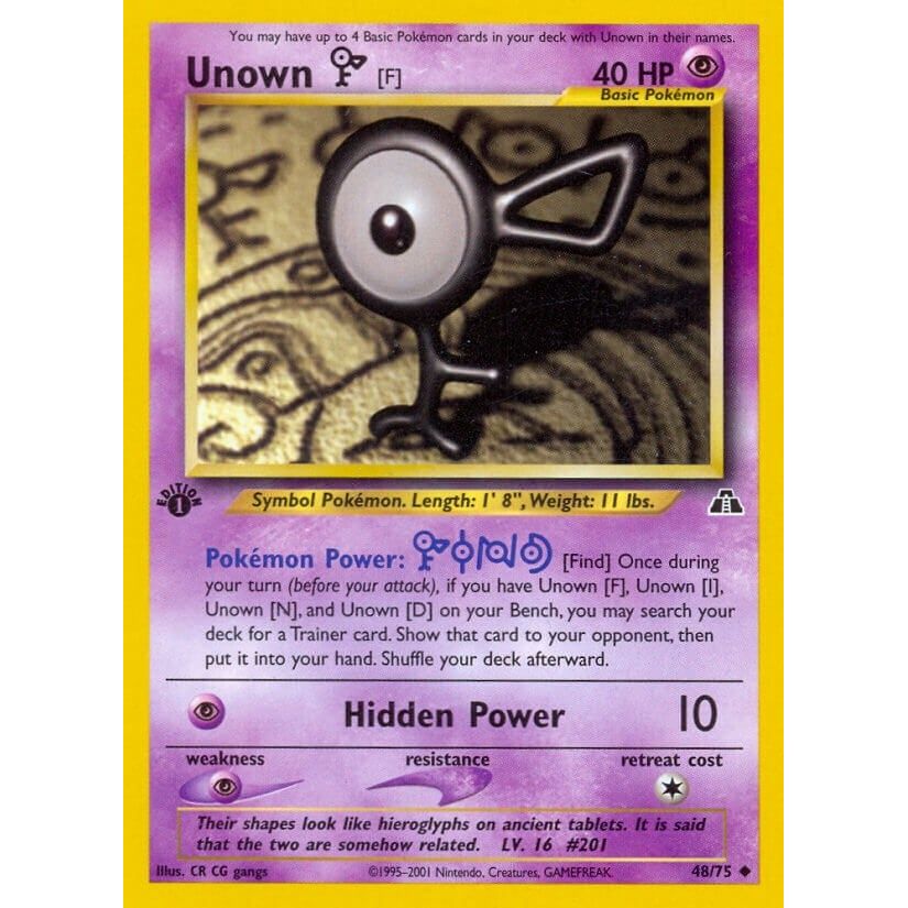 Image for Unown [F] (48/75) (N2) - Pokemon