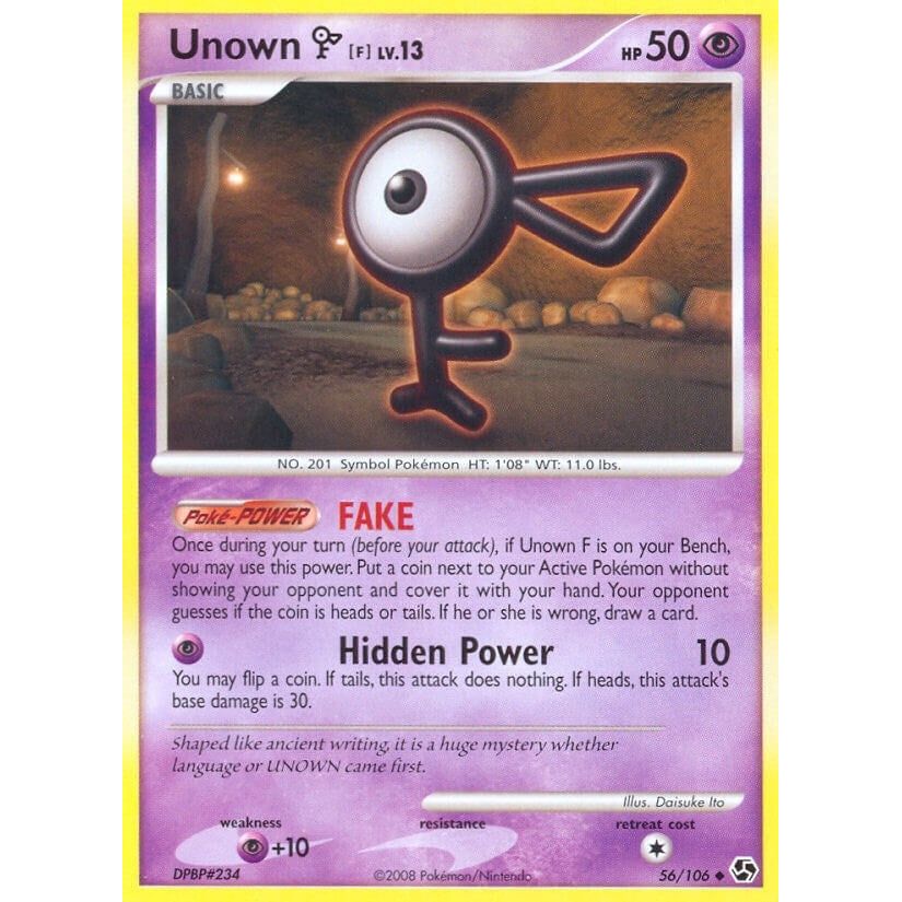 Image for Unown [F] (56/106) (GE) - Pokemon