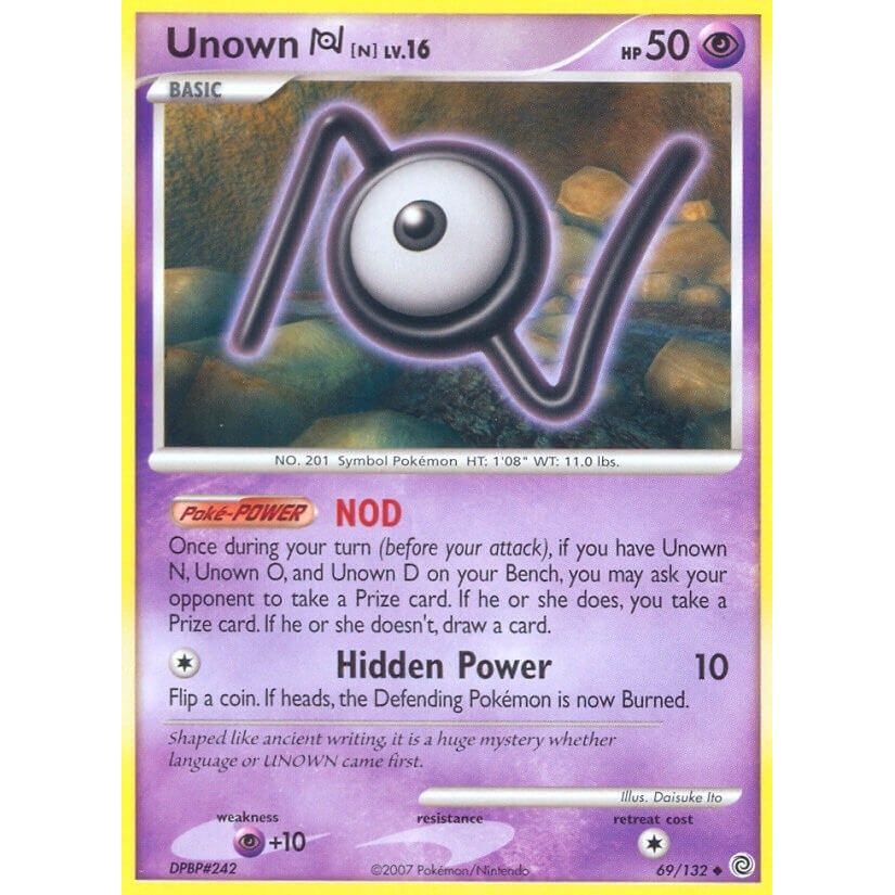 Image for Unown [N] (69/132) (SW) - Pokemon