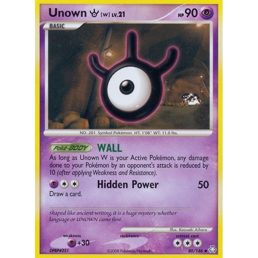Image for Unown (W) (80/146) (LA) - Pokemon