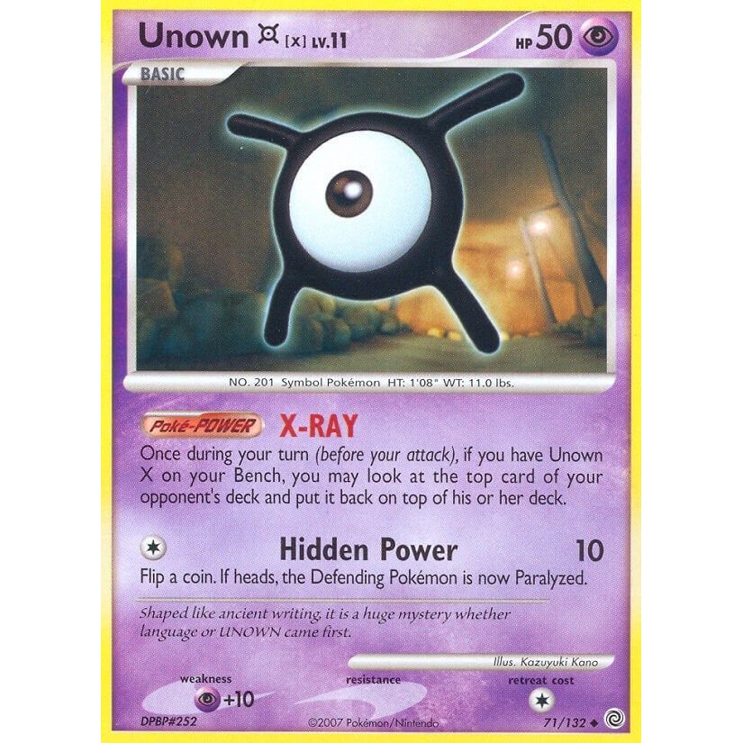 Image for Unown [X] (71/132) (SW) - Pokemon