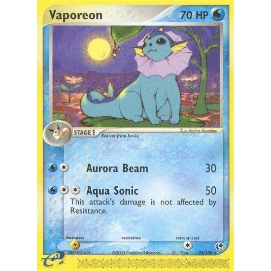 Image for Vaporeon (25/100) (SS) - Pokemon
