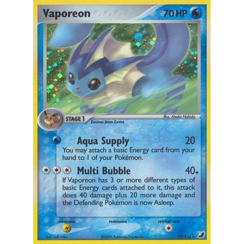 Image for Vaporeon (19/115) (UF) - Pokemon