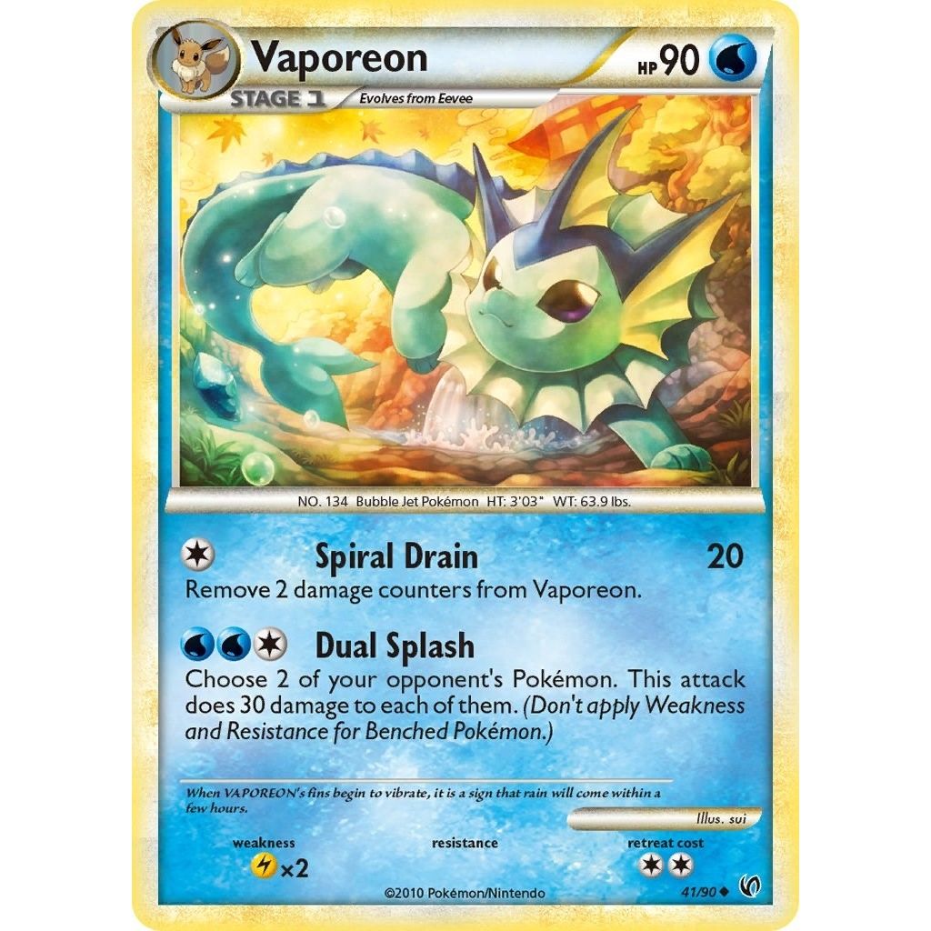 Image for Vaporeon (41/90) (UD) - Pokemon