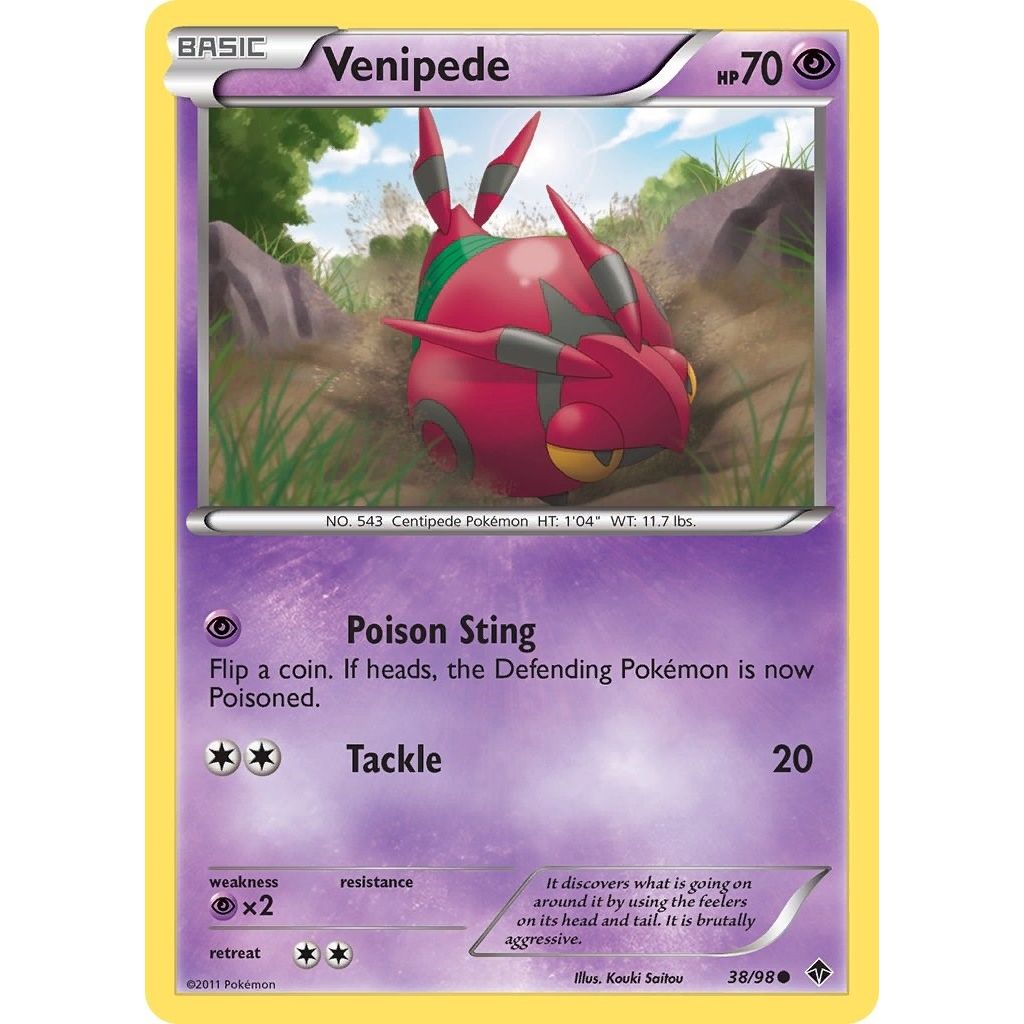 Image for Venipede (38/98) (EPO) - Pokemon