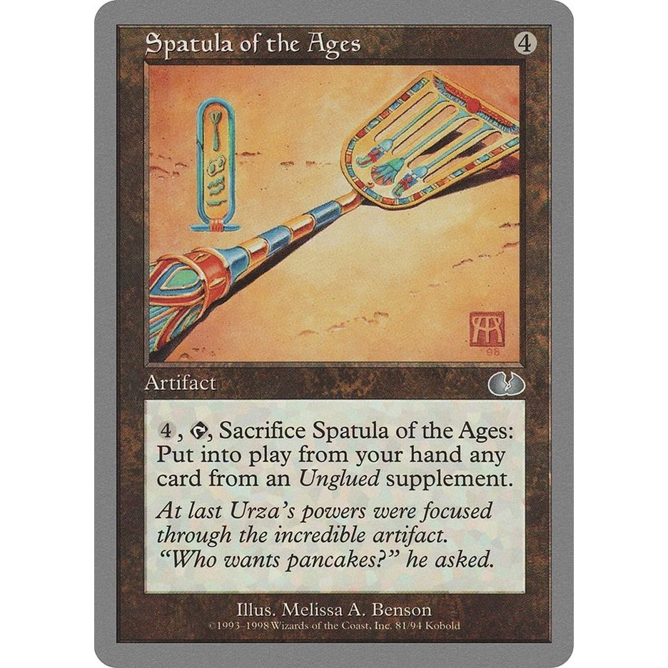 Image for Spatula of the Ages (81) (UGL) - Magic: The Gathering