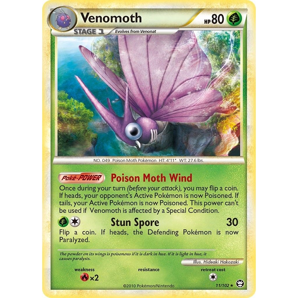 Image for Venomoth (11/102) (TM) - Pokemon