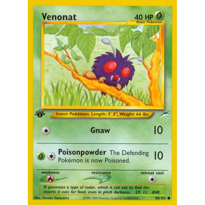 Image for Venonat (090/105) (N4) - Pokemon