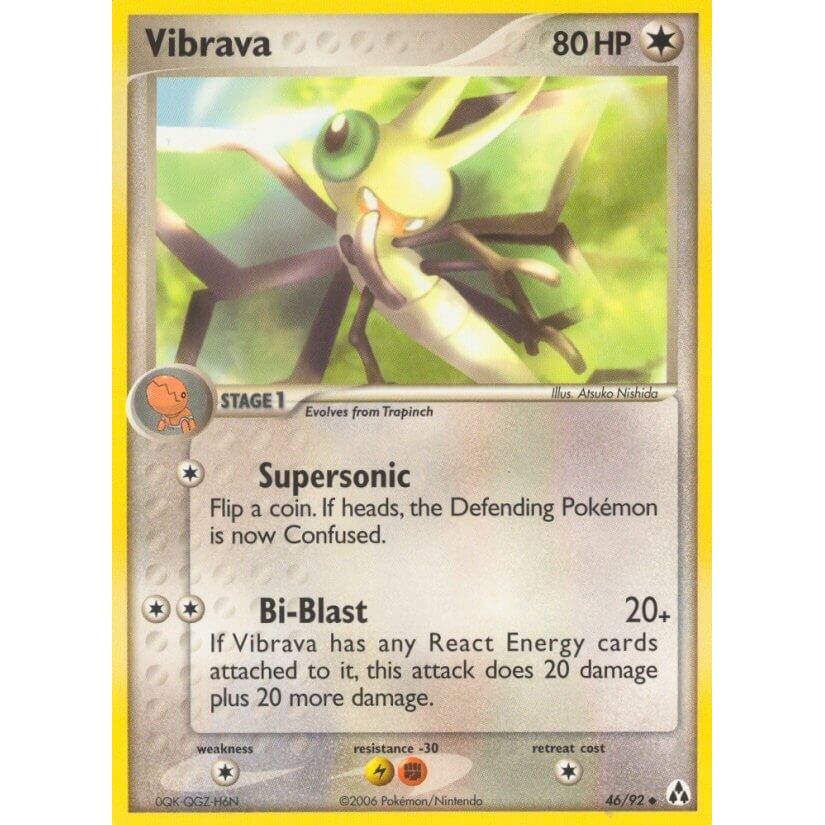 Image for Vibrava (46/92) (LM) - Pokemon