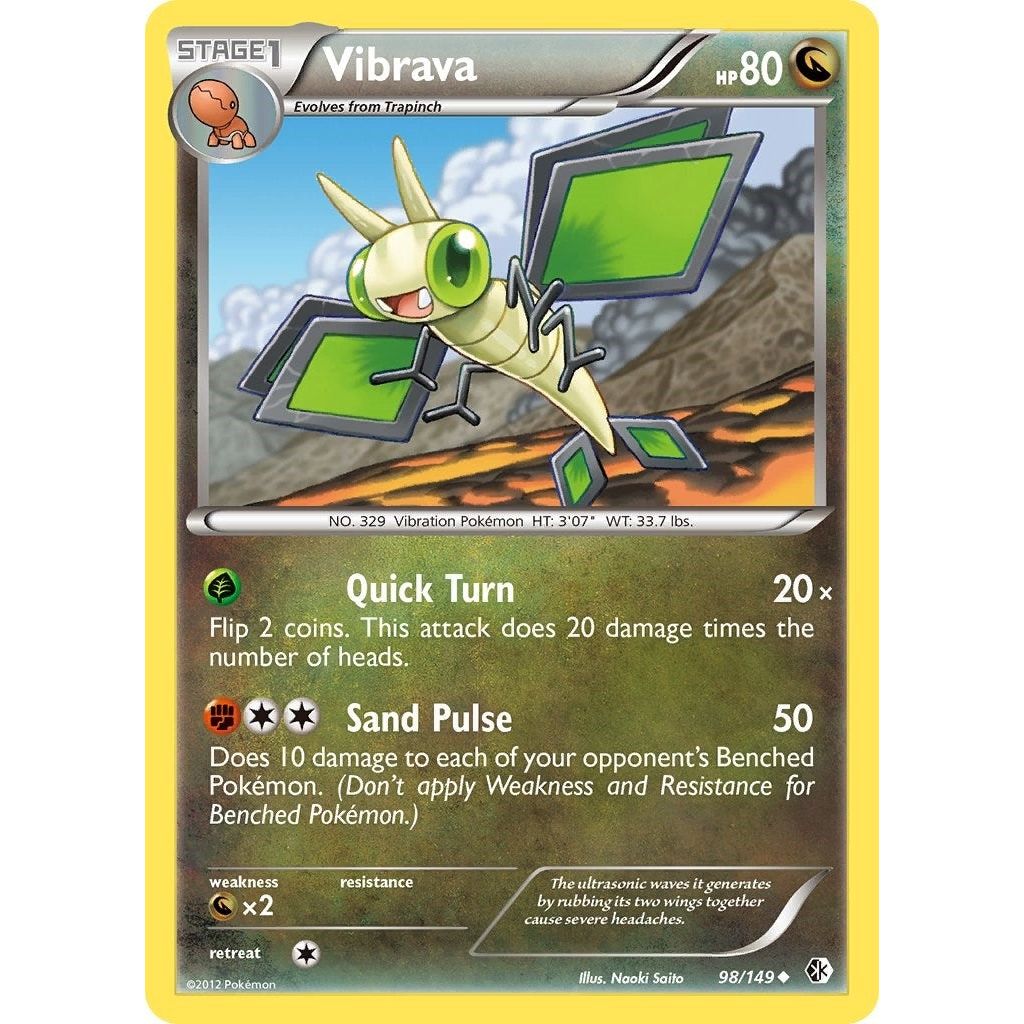 Image for Vibrava (98/149) (BCR) - Pokemon