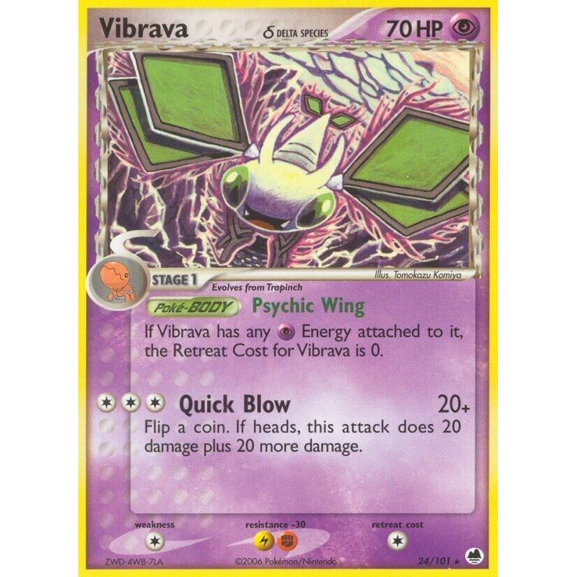 Image for Vibrava - 024/101 (Delta Species) (24/101) (DF) - Pokemon