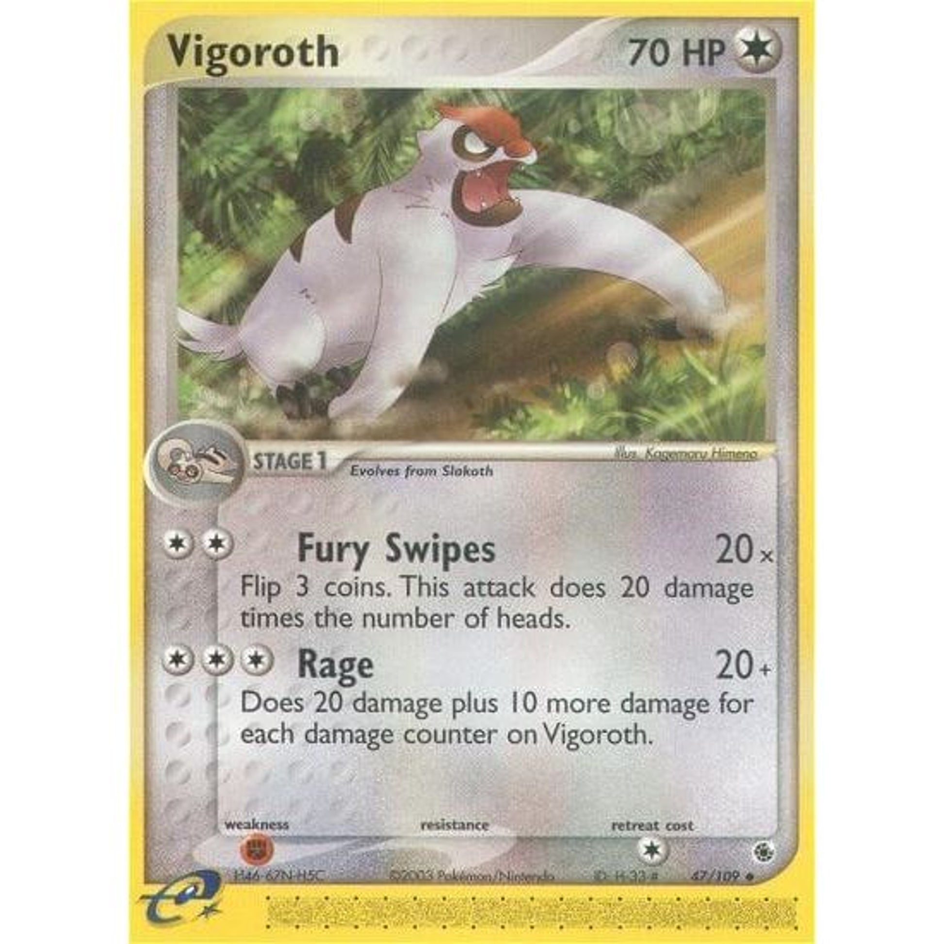 Image for Vigoroth (47/109) (RS) - Pokemon