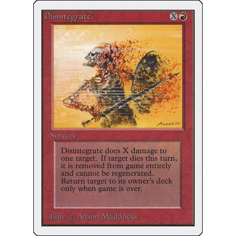 Image for Disintegrate (2ED) - Magic: The Gathering