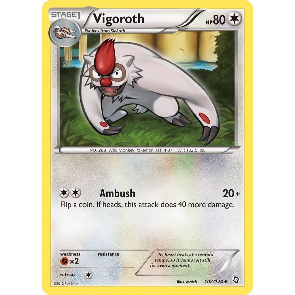 Image for Vigoroth (102/124) (DRX) - Pokemon