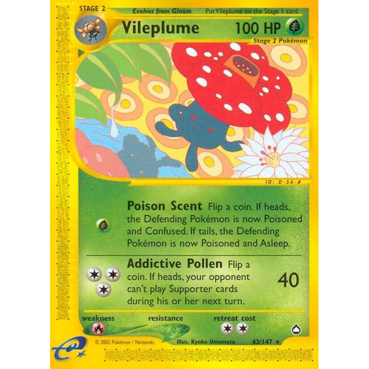 Image for Vileplume (043/147) (AQ) - Pokemon
