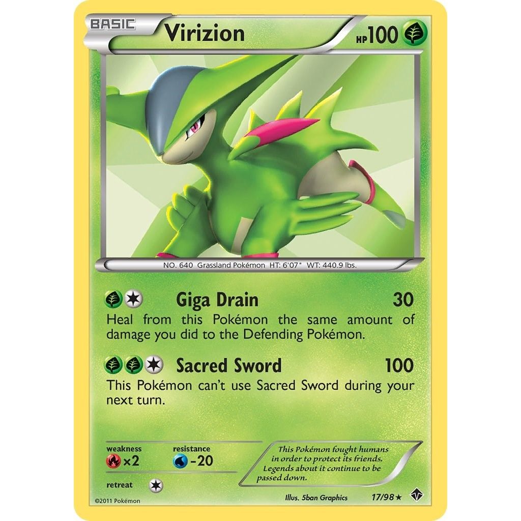 Image for Virizion (17/98) (EPO) - Pokemon