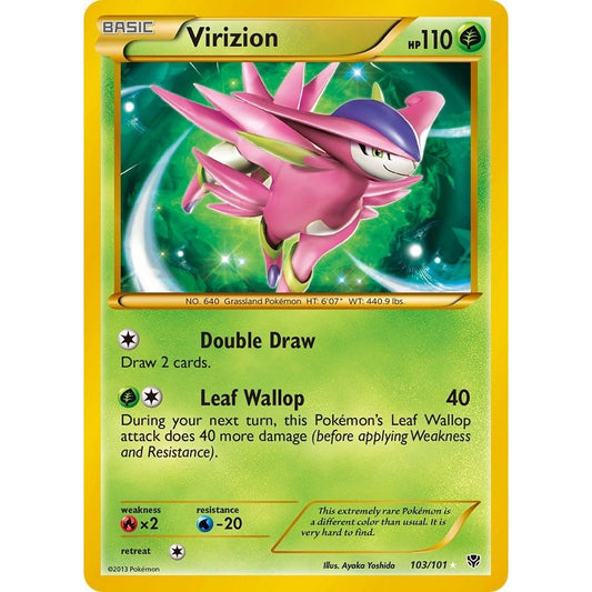 Image for Virizion (Secret) (103/101) (PLB) - Pokemon