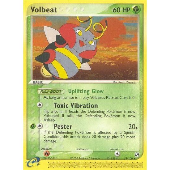 Image for Volbeat (53/100) (SS) - Pokemon