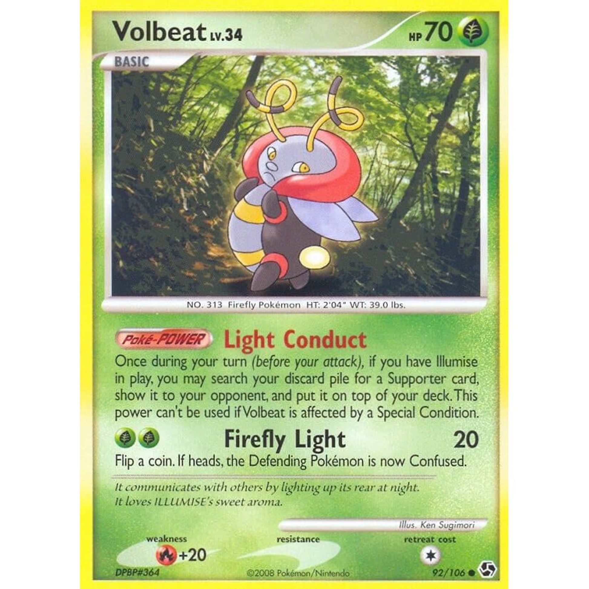 Image for Volbeat (92/106) (GE) - Pokemon
