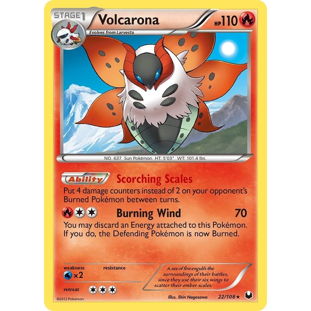 Image for Volcarona (22/108) (DEX) - Pokemon