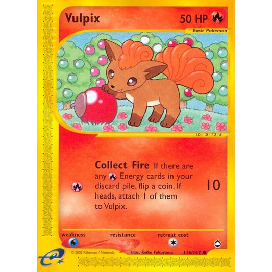 Image for Vulpix (116/147) (AQ) - Pokemon