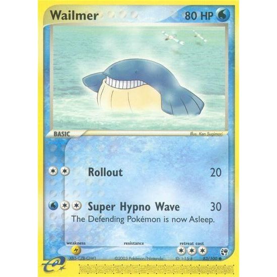 Image for Wailmer (83/100) (SS) - Pokemon