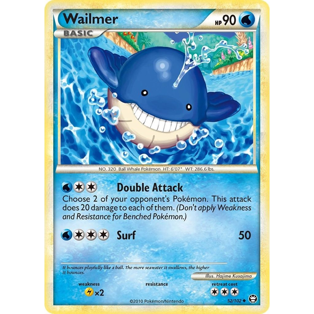 Image for Wailmer (52/102) (TM) - Pokemon