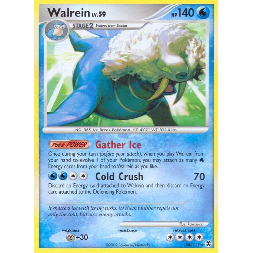 Image for Walrein (36/111) (RR) - Pokemon