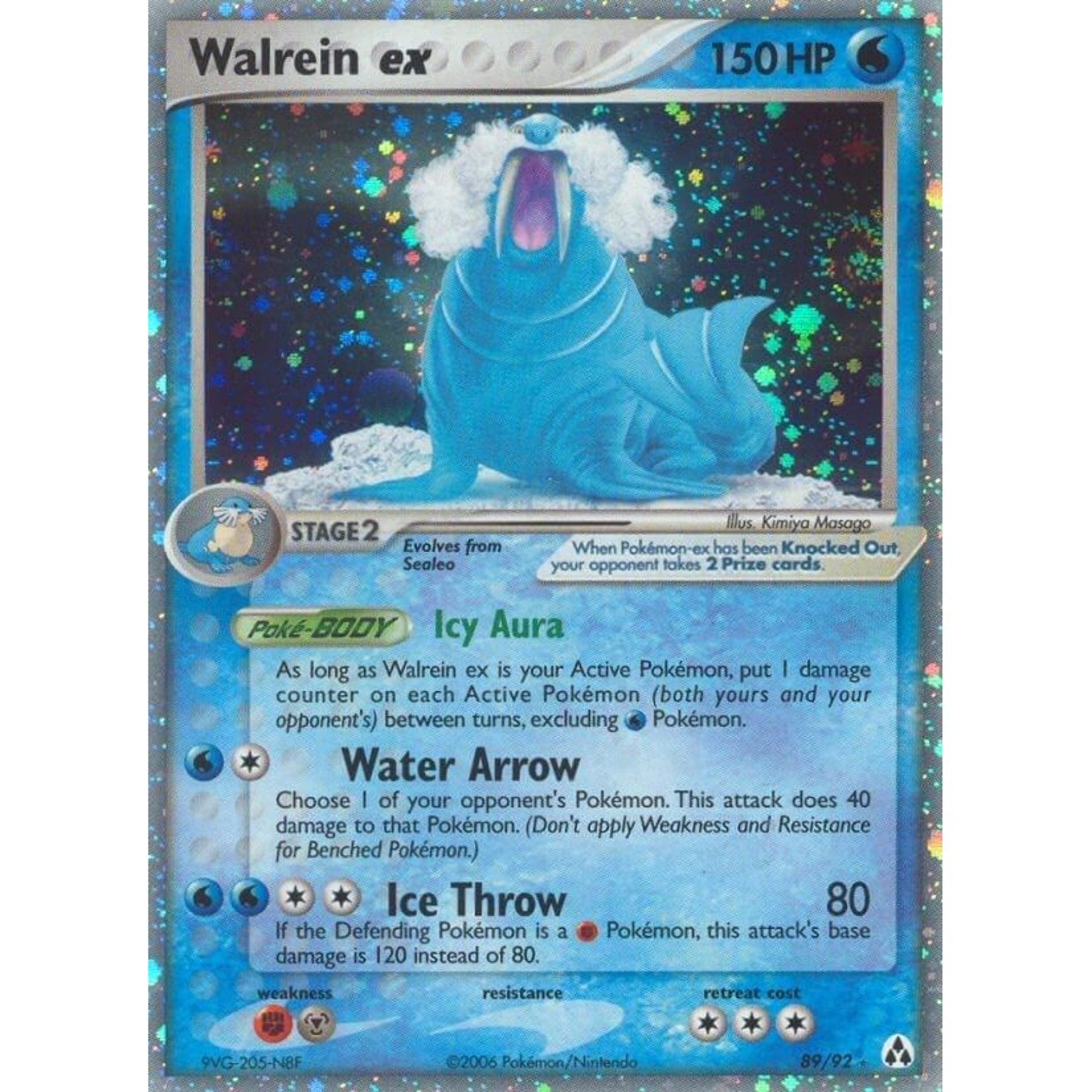 Image for Walrein ex (89/92) (LM) - Pokemon