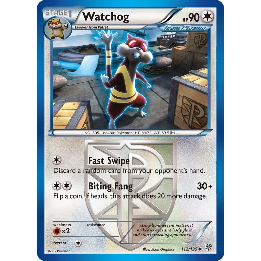 Image for Watchog (Team Plasma) (112) (112/135) (PLS) - Pokemon
