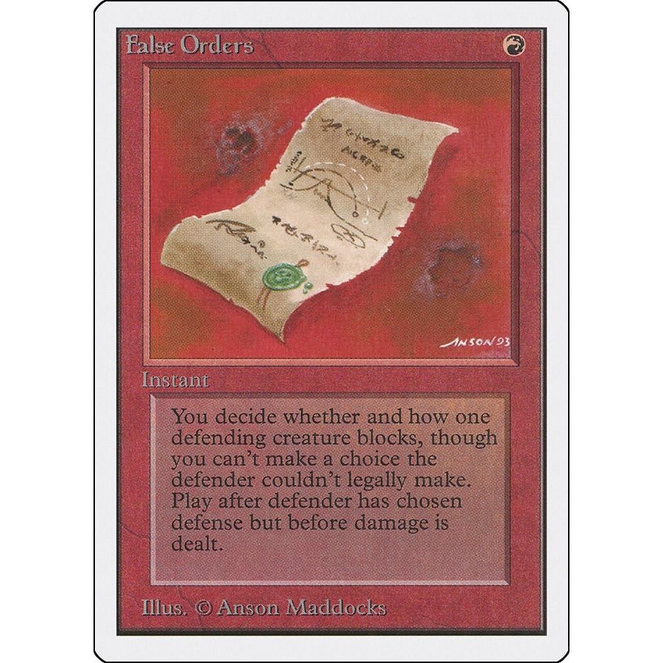 Image for False Orders (2ED) - Magic: The Gathering