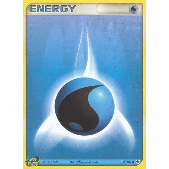 Image for Water Energy (106/109) (RS) - Pokemon