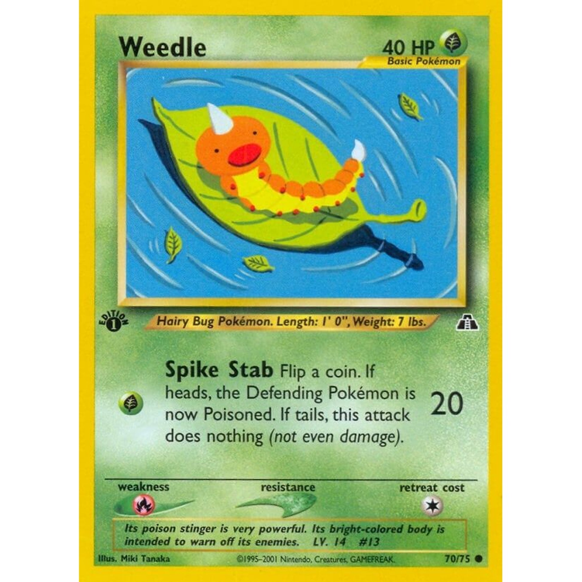 Image for Weedle (70/75) (N2) - Pokemon