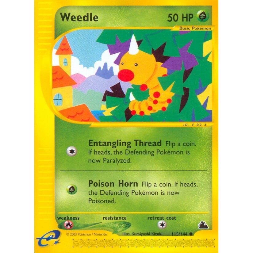 Image for Weedle (115) (115/144) (SK) - Pokemon
