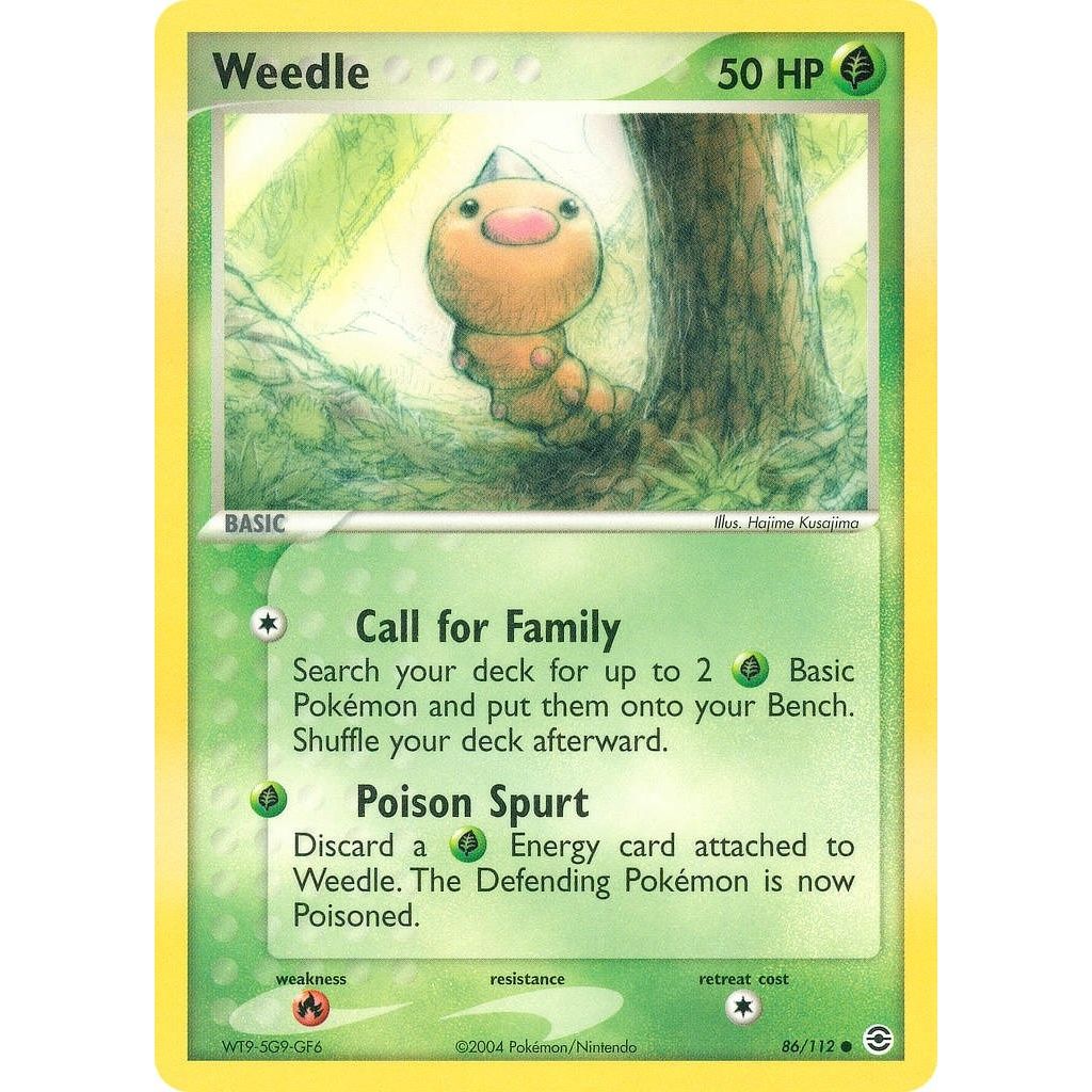 Image for Weedle (86/112) (RG) - Pokemon