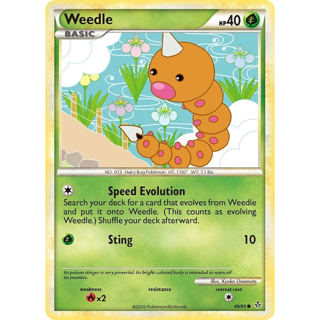 Image for Weedle (69/95) (UL) - Pokemon