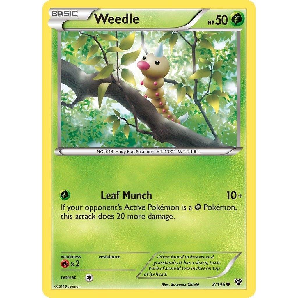Image for Weedle (3/146) (XY) - Pokemon