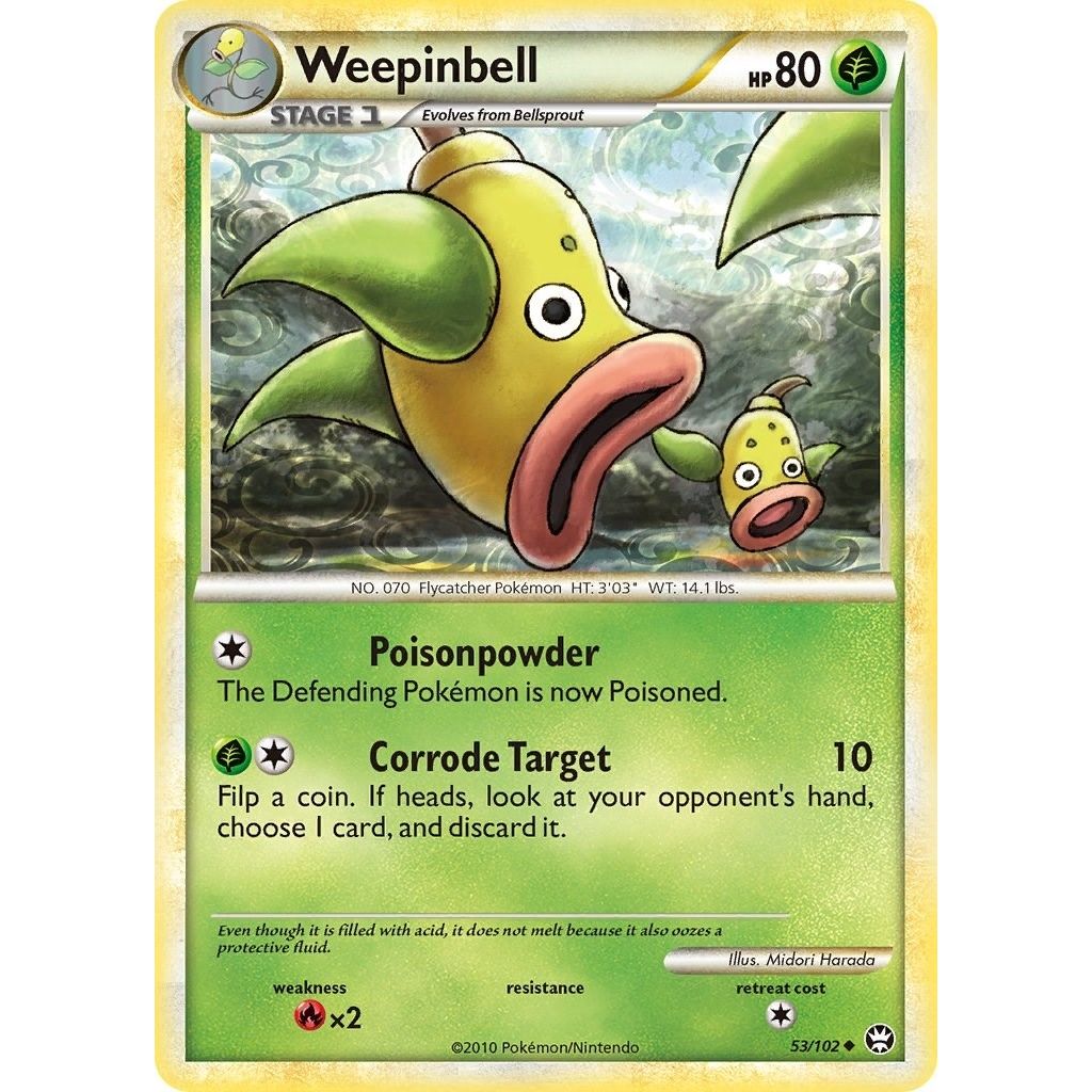 Image for Weepinbell (53/102) (TM) - Pokemon