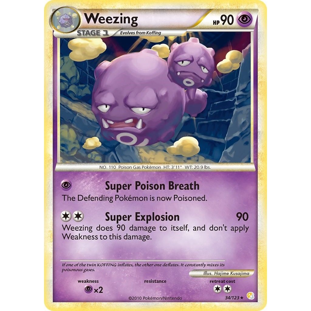 Image for Weezing (34/123) (HS) - Pokemon