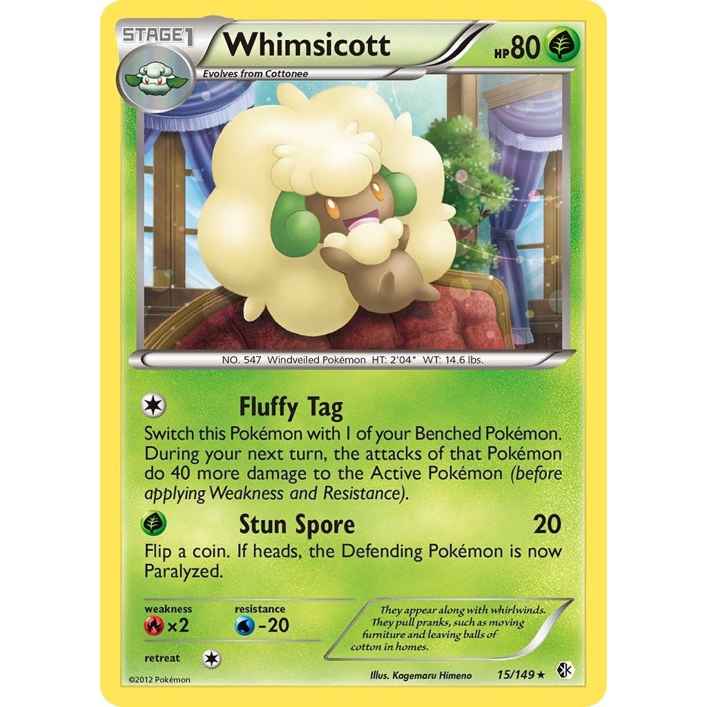 Image for Whimsicott (15/149) (BCR) - Pokemon